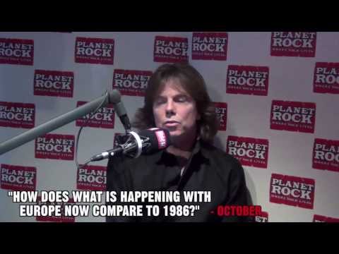Ask Joey Tempest @ Planet Rock Radio Nov. 2013
