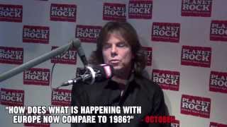 Ask Joey Tempest @ Planet Rock Radio Nov. 2013