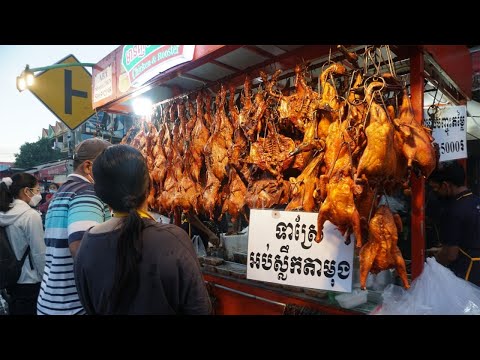Amazing Grill Duck&Testy @Chicken&Rooster - More Than 1000 Ducks Sold a day Near Chhouk Meas Market