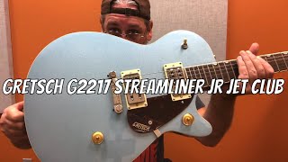 Video thumbnail for Gretsch G2217 Streamliner Jr Jet Club - Ice Blue Metallic Demo by Ben Coombs