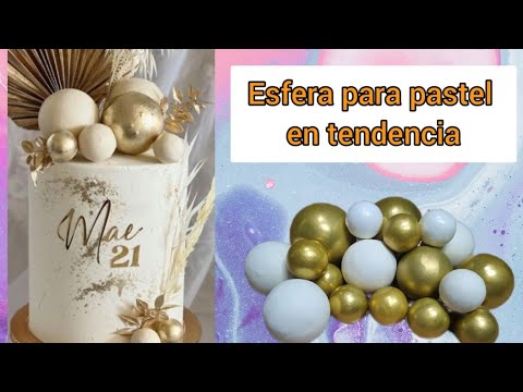 haz tus propias esferas para tus pasteles/mas facil imposible