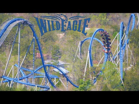 Off-ride footage of a Wild Eagle train