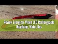 Review Energizer Vision LED Rechargeable Headlamp Water Resistant Bright LED Headlamp For Outdoors
