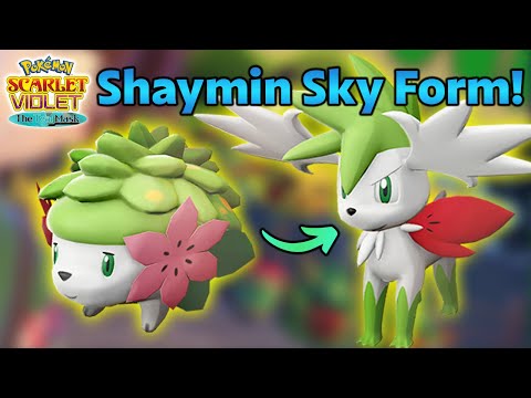 How to Get Shaymin Sky Form in Pokemon Scarlet and Violet! Teal Mask DLC Shaymin Form Change Item
