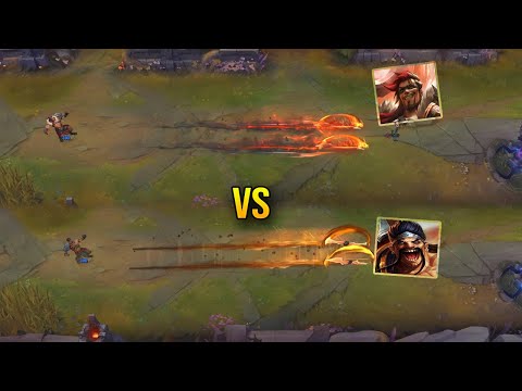 Grand Reckoning Draven vs Gladiator Draven - Skin Comparison - League of Legends