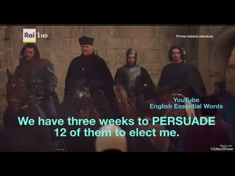 504 Essential Words with movie - Lesson 3 - Persuade meaning