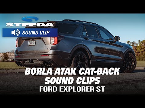 Explorer ST Borla ATAK Cat-Back Sound Clips