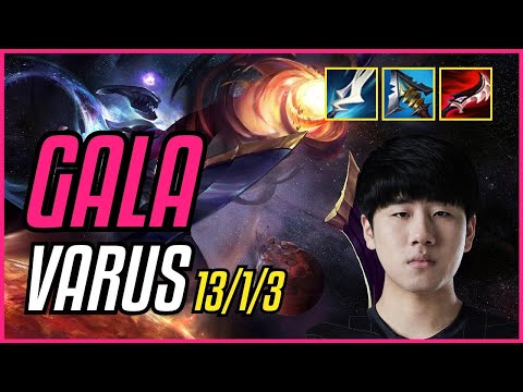 GALA - VARUS vs TRISTANA ADC - EUW MASTER - PATCH 11.9