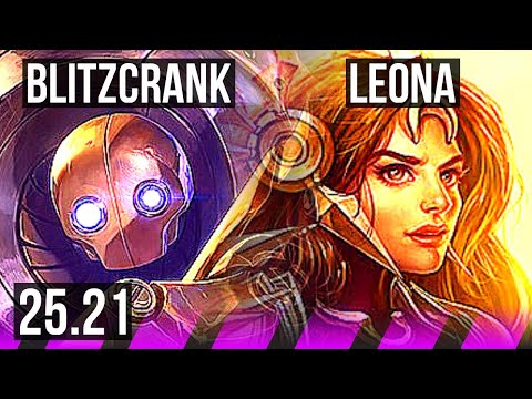 BLITZCRANK & Yunara vs LEONA & Lucian (SUP) | KR Master | 25.21