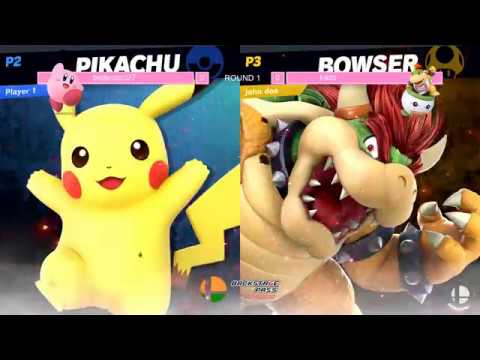 Kazu (Pikachu) vs brobrobro27 (Bowser) - Smash Ultimate @ Backstage Pass Bangalore