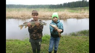 Рыболовный тур с детьми