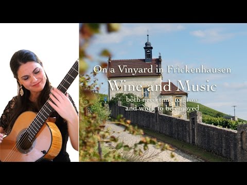 Capricho Árabe by Francisco Tárrega (classical guitar: Radmila Besic) - at a vineyard