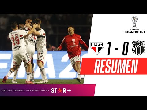 Video: Copa Sudamericana: Sao Paulo sacó ventaja contra Ceará