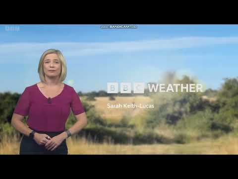 Sarah Keith-Lucas BBC Weather July 26th 2023 - 60 fps