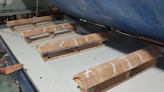 Máy dán veneer 3D hút chân không Holztek dán Venner cong 3 chiều tuyệt đẹp