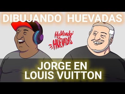 Jorge Luna in LOUIS VUITTON (COMPLETE) / DRAWING BULLSHIT