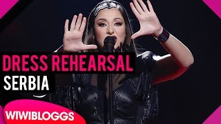 Serbia: Sanja Vučić ZAA &quot;Goodbye (Shelter)&quot; semi-final 2 dress rehearsal @ Eurovision 2016