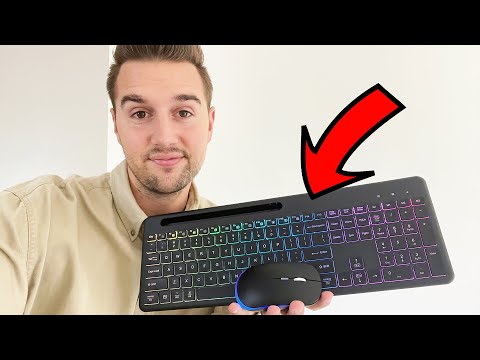 SABLUTE Wireless Keyboard and Mouse with 15 Backlit Effects, Rechargeable - User Review