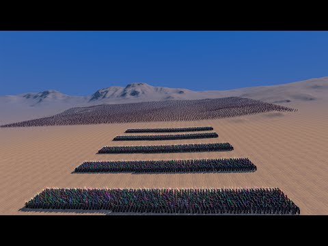 5 LINES OF LASER KNIGHTS vs 20000 IRON MAN - Ultimate Epic Battle Simulator UEBS