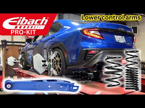 Subaru control arm replacement Lowering my VB WRX Eibach PRO-KIT springs