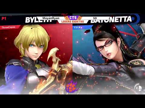 Clocktower Smash 84 - Losers Eighths - MayanRyan (Byleth) vs. 5D (Bayonetta) - SSBU