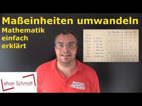 Convert units of measurement (km, m, dm, cm, mm | Mathematics | Lehrerschmidt - simply explained!