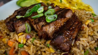 BBQ Pork mit gebratenem Reis | Asia Rezept für zu Hause | by Bernd Zehner