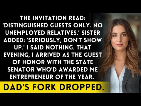 Dad's Retirement Party Invite Said 'No Plus-Ones For Unemployed' - Then The Senator Arrived With Me