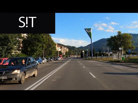 Cheile Rosiei Catre Statiunea Straja In Trafic DN66 Si DN66A Judetul Hunedoara