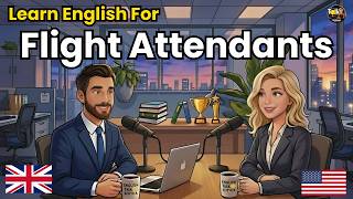 Learn English for Talking to Flight Attendants | Real-Life Conversation Practice
