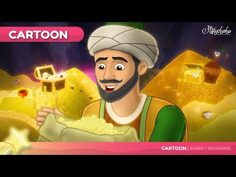 Ali Baba and the 40 Thieves kids story cartoon animation