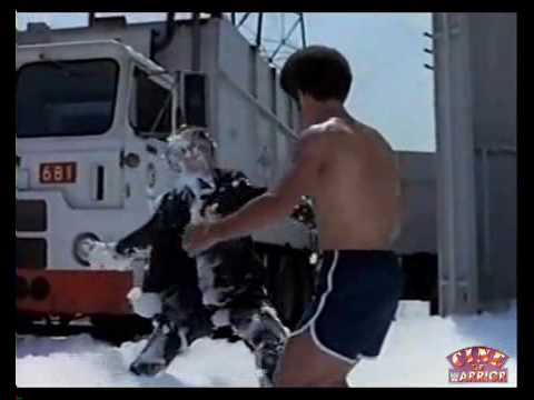 Cine de Warrior - Black Belt Jones - Repartirendo cera en el túnel de lavado.