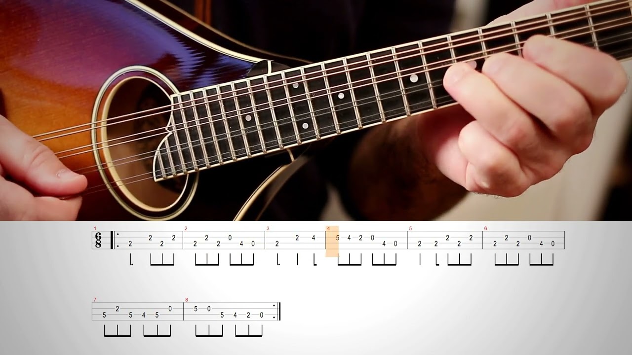 Mandolin lesson. Morrison's Jig 1