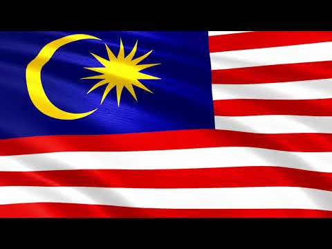 Proposta per il nuovo inno nazionale della Malesia | Animazione con bandiera che sventola