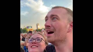 SAM SMITH&#39;S REACTION TO CELINE DION&#39;S CONCERT