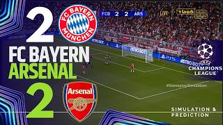 ⚽ Bayern Munich 2-2 Arsenal [HIGHLIGHTS] UEFA Champions League 26/27 ✅ | Match Simulation/Recreation
