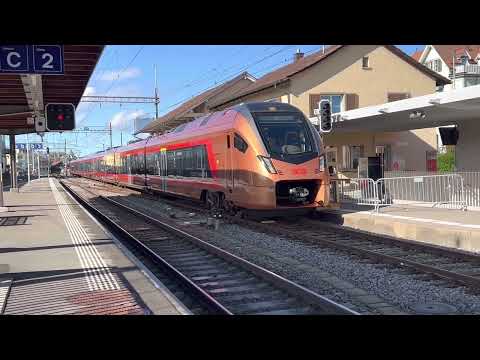 Südostbahn(SOB) Abfahrten in Art Goldau-Samstagern-Zürich HB.
