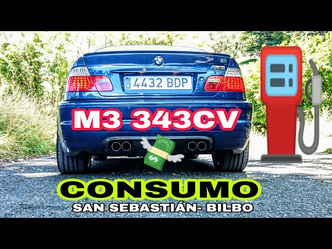 ⛽ CUÁNTO CONSUME BMW M3 343CV 3246cc 6 Cil. de SAN SEBASTIAN a BILBAO??