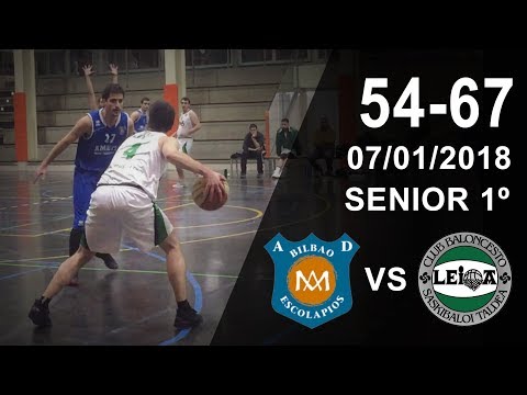 Escolapios v Leioa - Resumen - Senior 1º