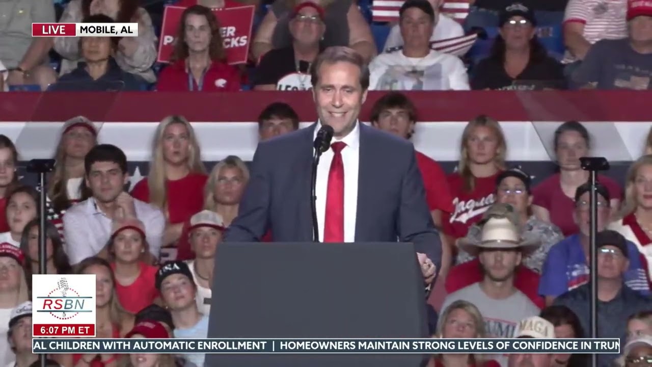 John Wahl Speaks at Trump Rally in Mobile | Alabama Lt. Gov Nominee - 10/2/2026