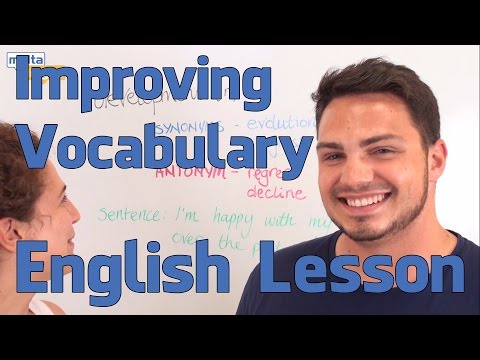 Improving Vocabulary English lesson Upper Intermediate