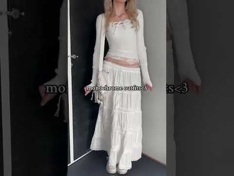 monochrome🤍Tiktok: @how.to.fashion101 #acubi #outfit #styling #outfitinspo #monochrome #fashion