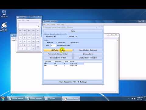 Automatic Mouse Move and Click Software