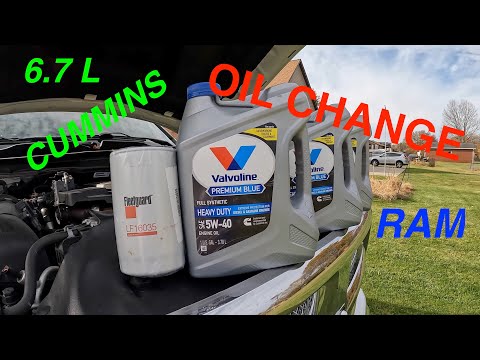 OIL & FILTER CHANGE / 6.7L CUMMINS DIESEL / HOW TO