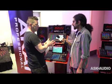 Akai MPC Live and MPC X demo at NAMM 2017