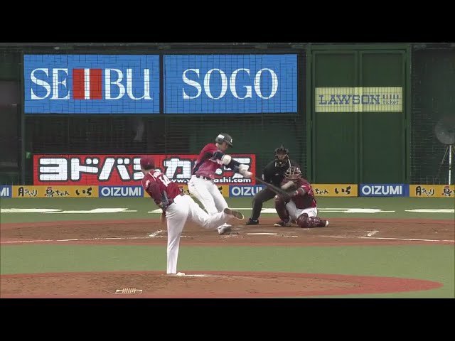 【3回裏】さすがは首位打者!! ライオンズ・秋山の巧みな流し打ちでリードを6点に広げる!! 2017/10/14 ローチケ CS パ 1st L-E