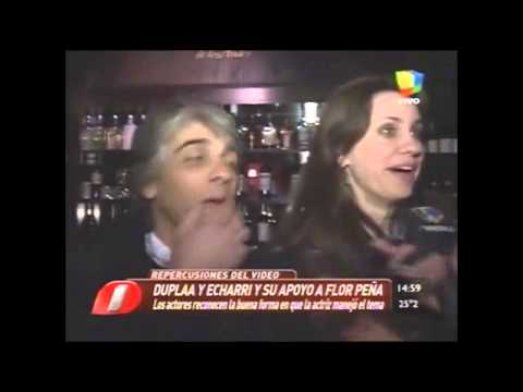 nancy duplaa y pablo echarri apoyo a flor peña