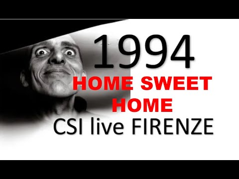 06 CSI HOME SWEET HOME LIVE Palasport FIRENZE 1994 audio mixer CAM PAL