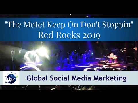The Motet Keep On Don't Stoppin Red Rocks 2019