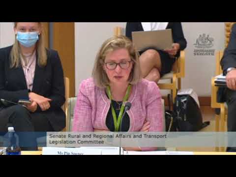 Rural & Regional Affairs & Transport:  CASA - 25th October 2021